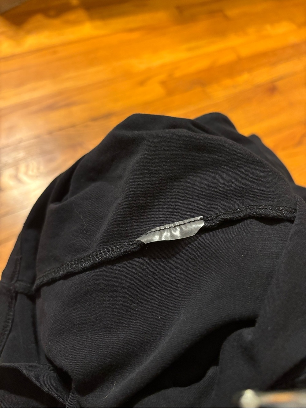 Gymshark Black Short Sleeve Tee with White Chest Text - Picture 7 of 7
